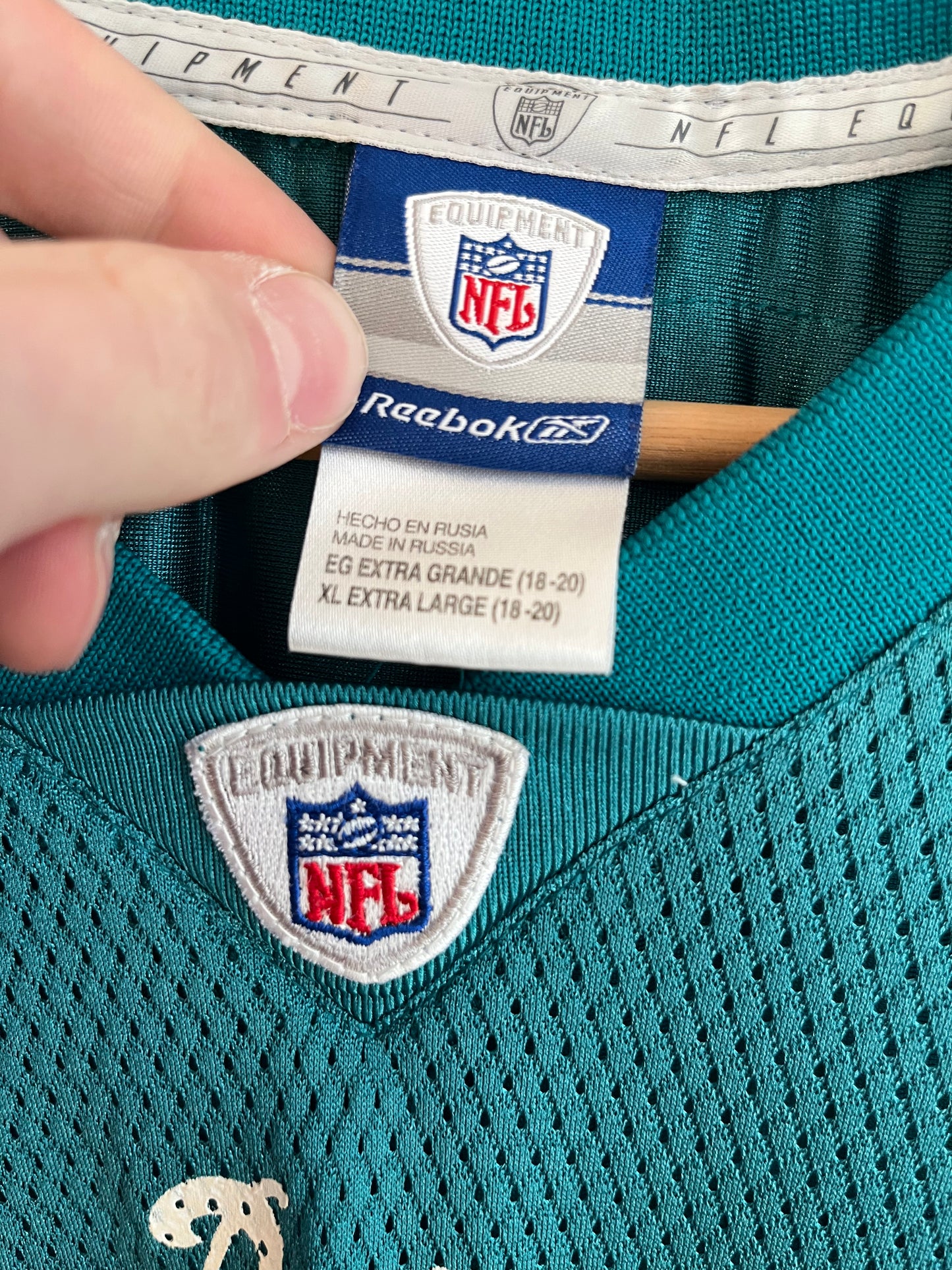 00s Miami Dolphins Zach Thomas Reebok Jersey (Youth XL)