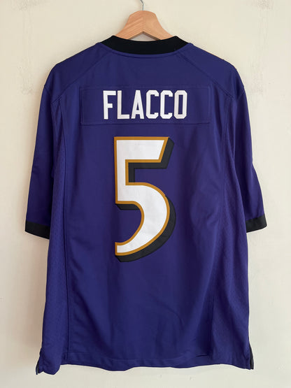2012 Baltimore Ravens Joe Flacco Nike Stitched Jersey (L)