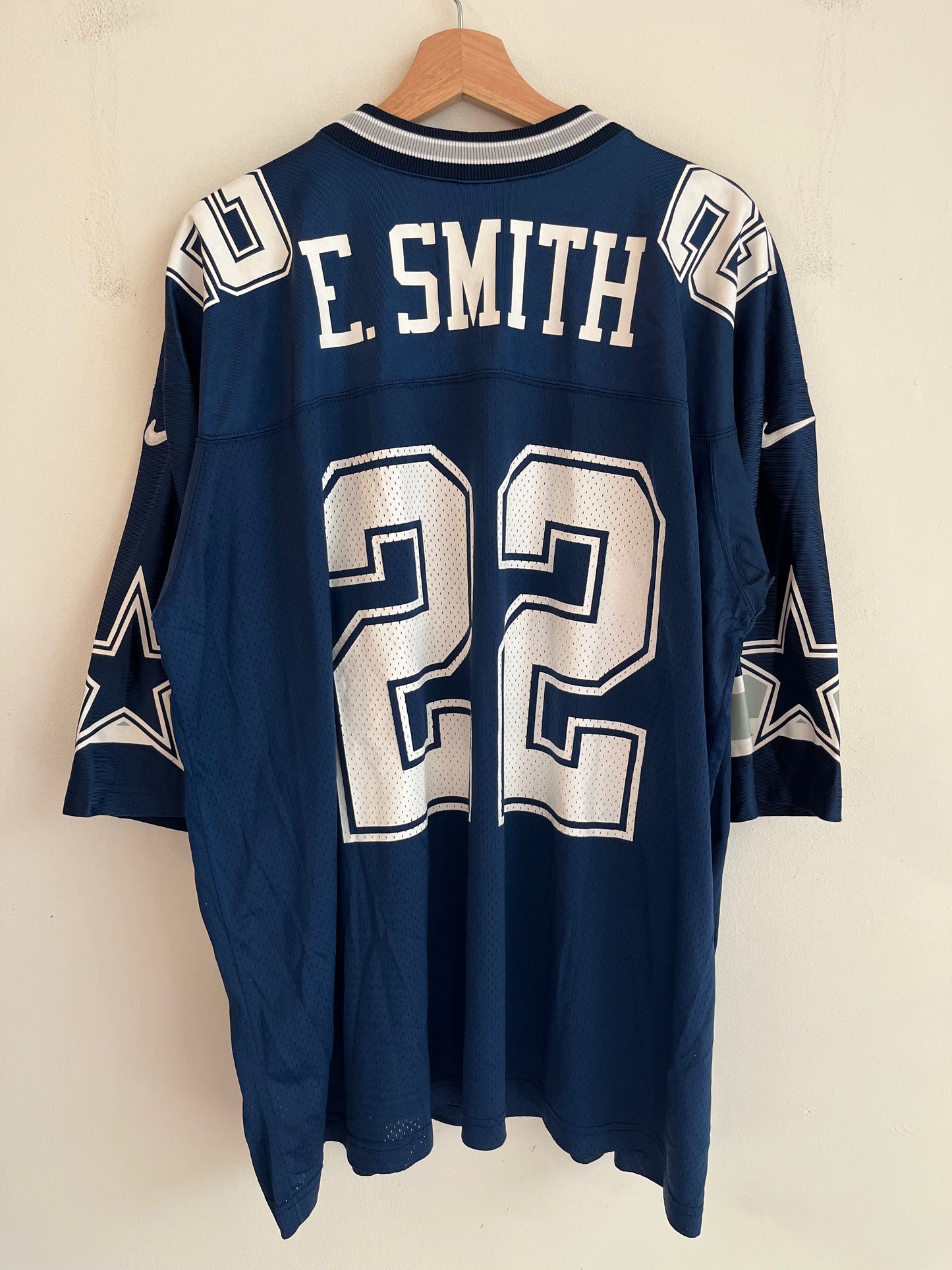1997 Dallas Cowboys Emmit Smith Vintage Nike Home Jersey(XL)