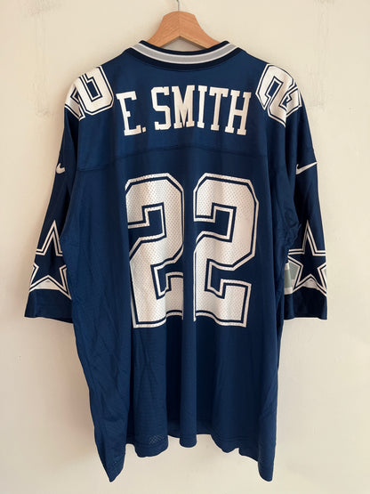 1997 Dallas Cowboys Emmit Smith Vintage Nike Home Jersey(XL)