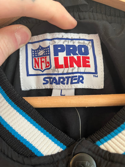 90s Carolina Panthers Starter Big Spell Out Windbreaker (L)