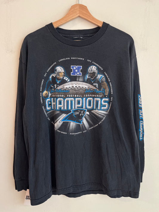 2003 Carolina Panthers Delhomme & Peppers Long Sleeve Shirt (L)