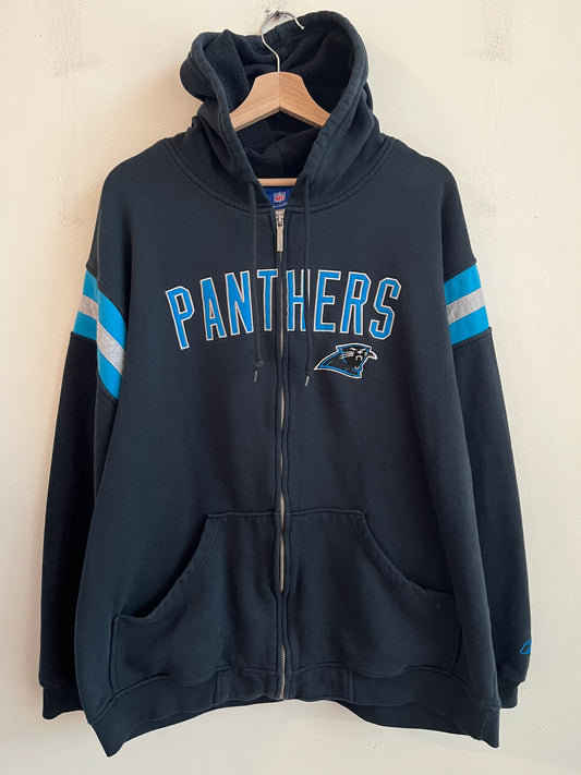 00s Carolina Panthers Full Zip Reebok Hoodie (XL)