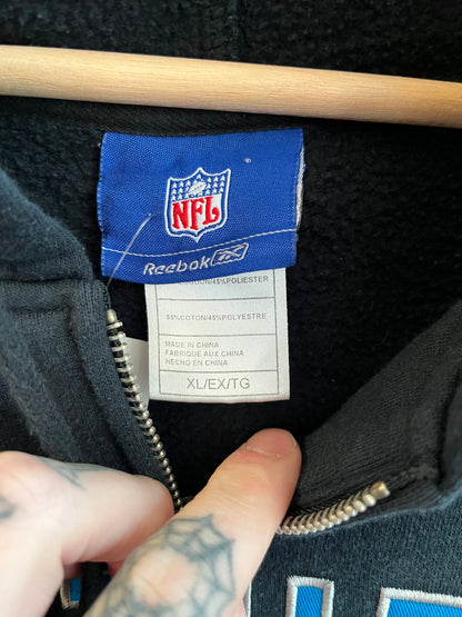 00s Carolina Panthers Full Zip Reebok Hoodie (XL)