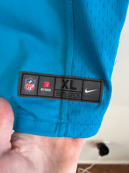 2012 Carolina Panthers Luke Kuechly Electric Blue Nike Jersey (Youth XL)