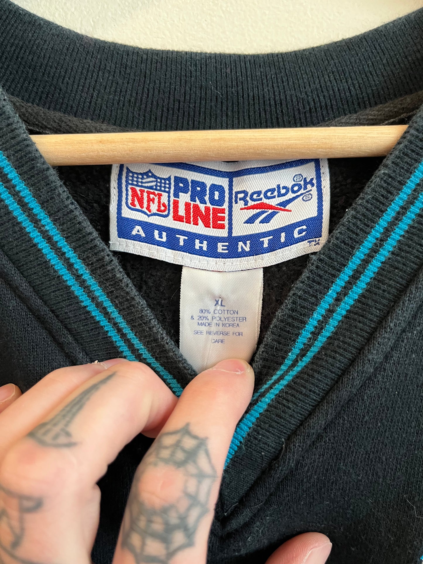 90s Carolina Panthers Reebok Pro Line Vest (XL)