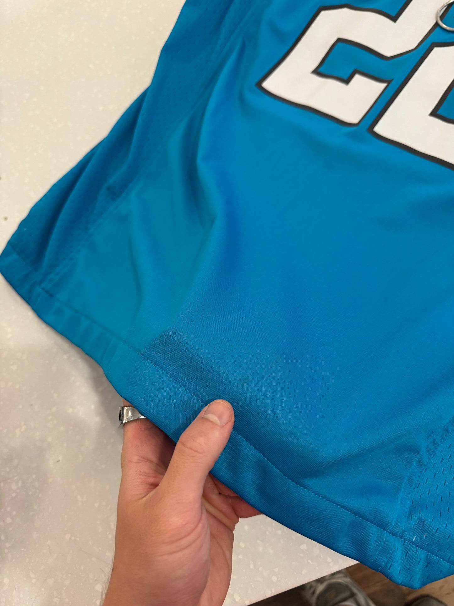 2018 Carolina Panthers Christian McCaffery Electric Blue Jersey (XL)