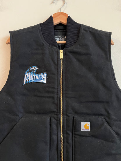 Carolina Panthers Carhartt Insulated Custom Vest (M)