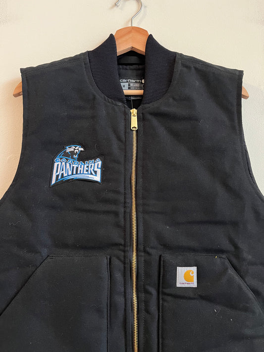 Carolina Panthers Carhartt Insulated Custom Vest (M)