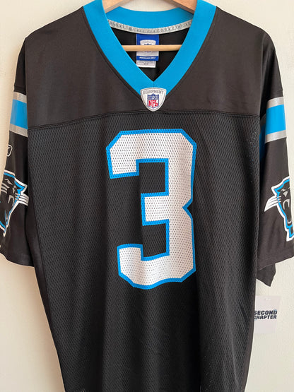 00s Carolina Panthers David Moore Reebok Home Jersey (M)