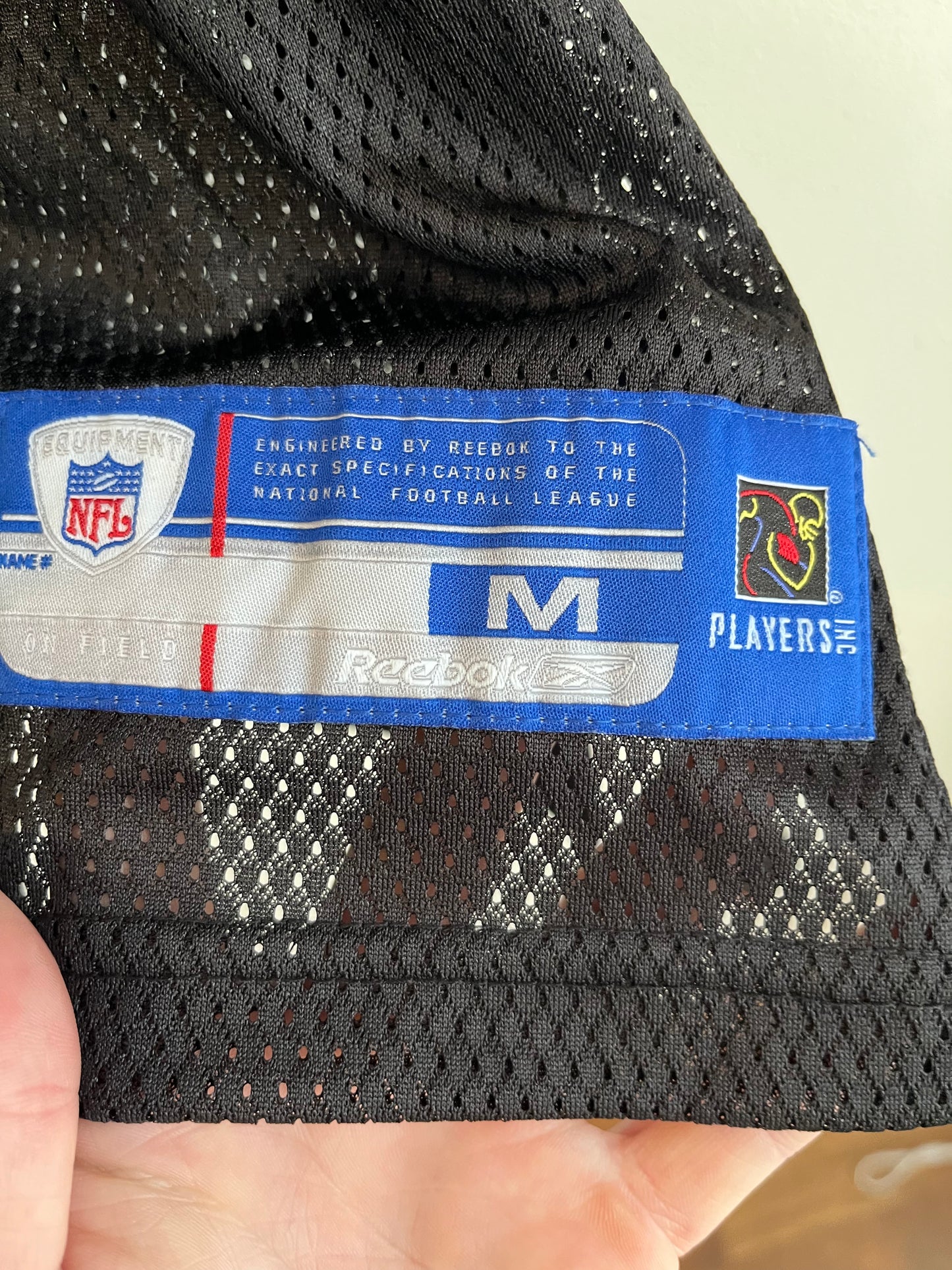 00s Carolina Panthers David Moore Reebok Home Jersey (M)
