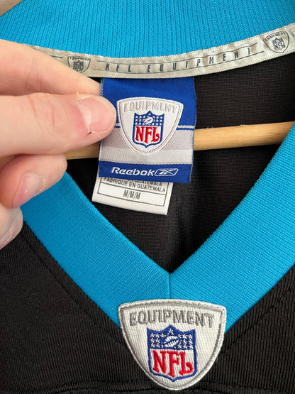 00s Carolina Panthers David Moore Reebok Home Jersey (M)