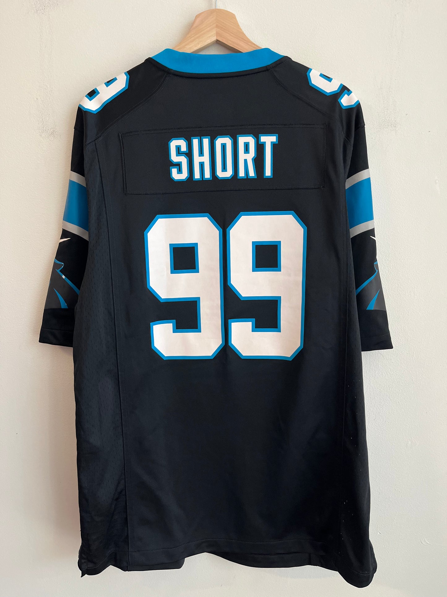 00s Carolina Panthers Kawann Short Nike Home Jersey (L)