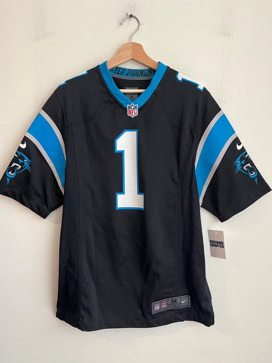 2010s Carolina Panthers Cam Newton Nike Home Jersey (M)