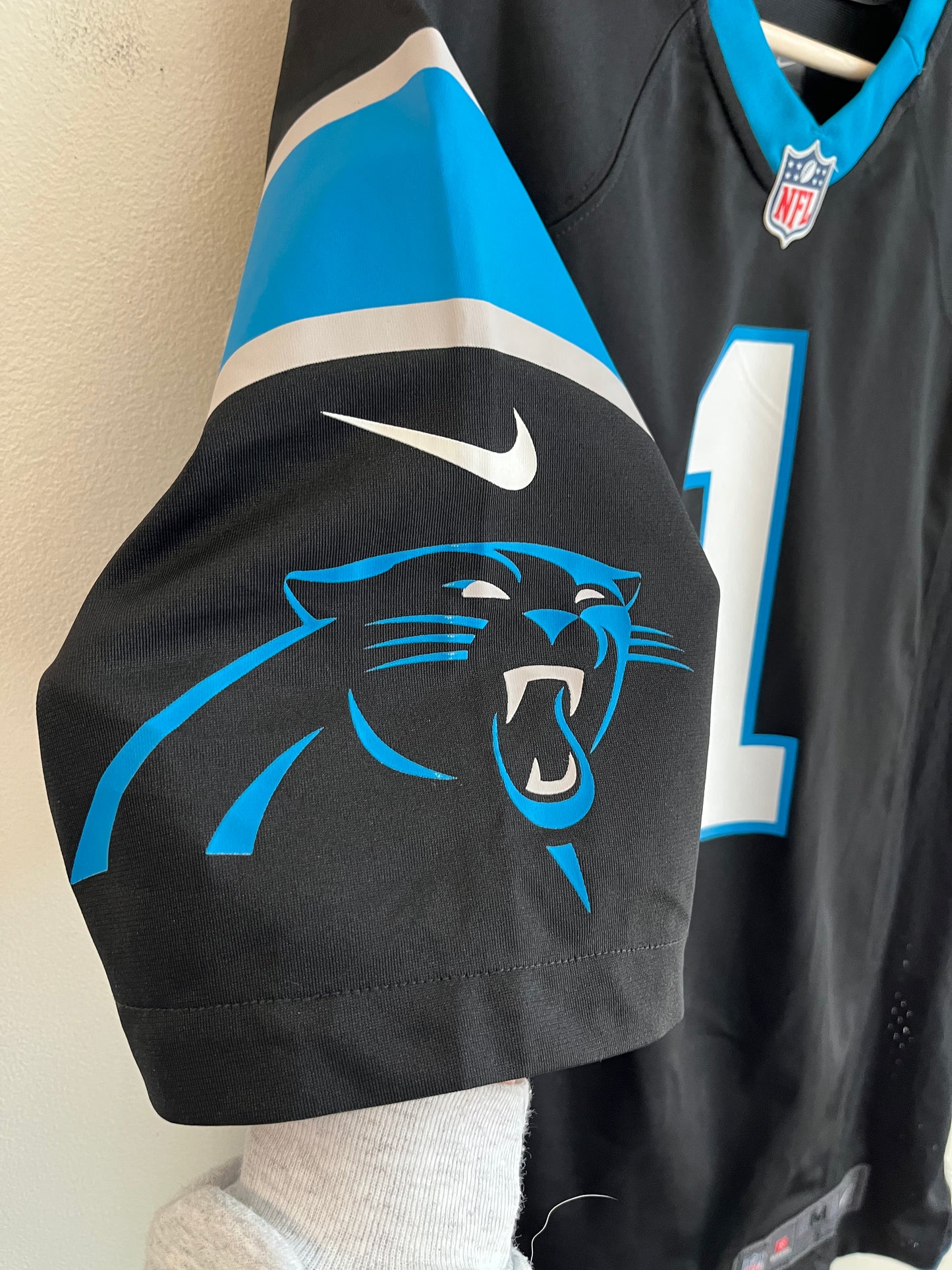 2010s Carolina Panthers Cam Newton Nike Home Jersey (M)