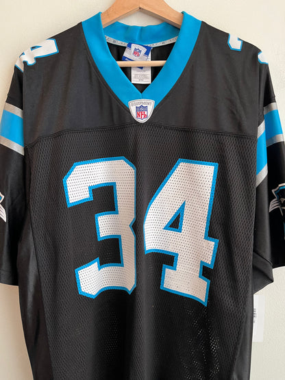 00s Carolina Panthers DeAngelo Williams Reebok Home Jersey (M)