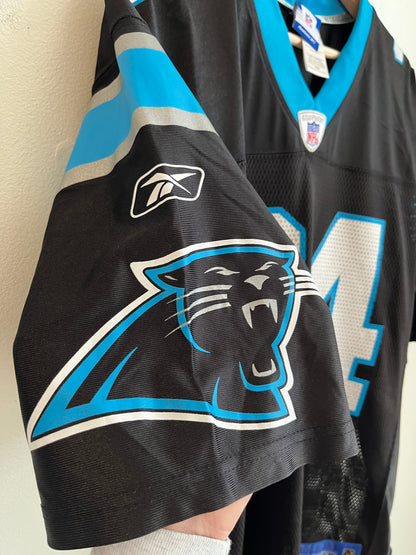 00s Carolina Panthers DeAngelo Williams Reebok Home Jersey (M)
