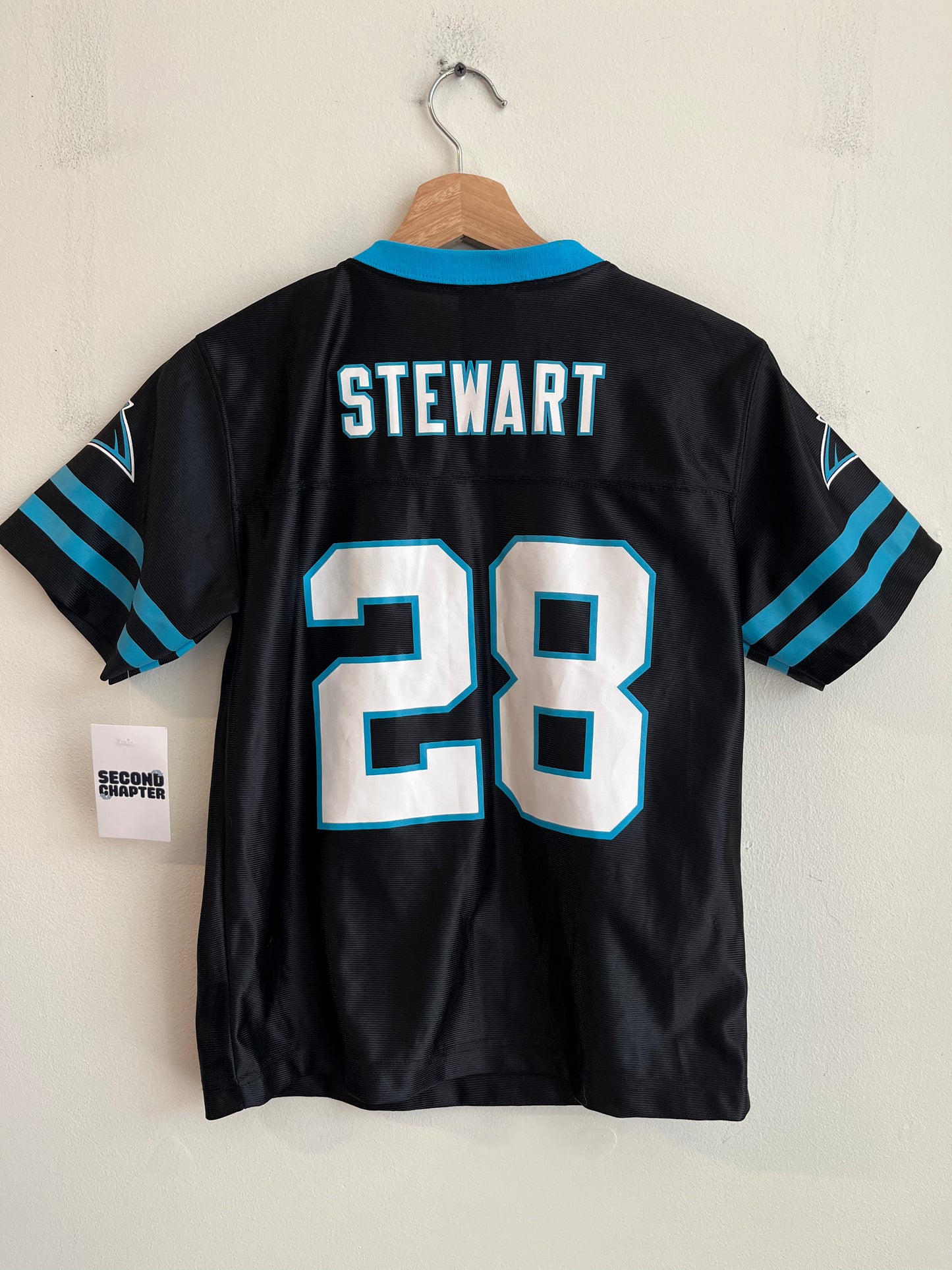 00s Carolina Panthers Jonathan Stewart Team Apparel Jersey (Youth L)
