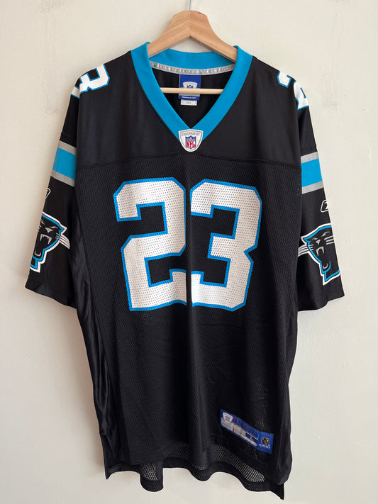 00s Carolina Panthers Ken Lucas Reebok Home Jersey (L)