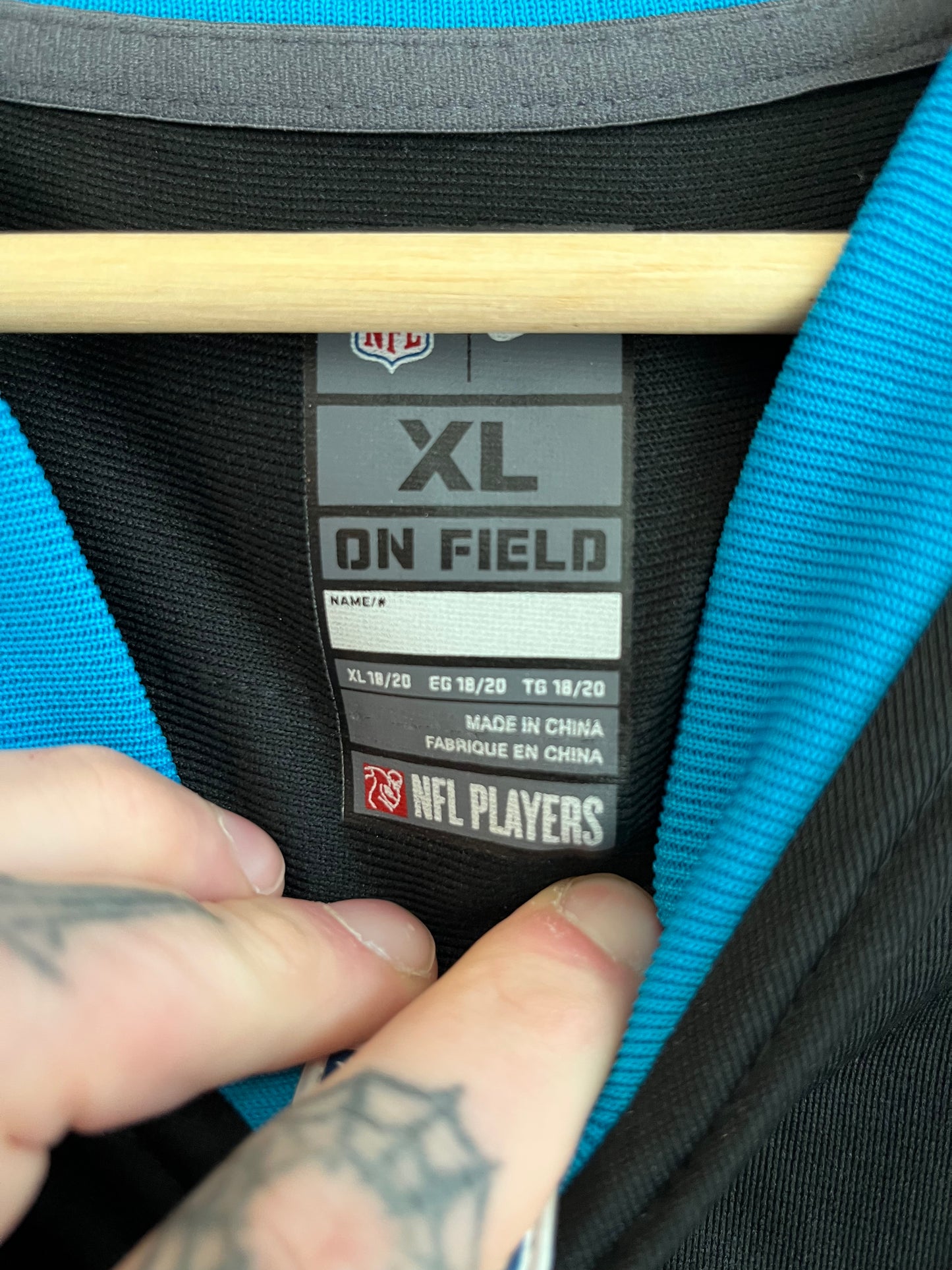2016 Carolina Panthers Graham Gano Nike Home Jersey (Youth XL)