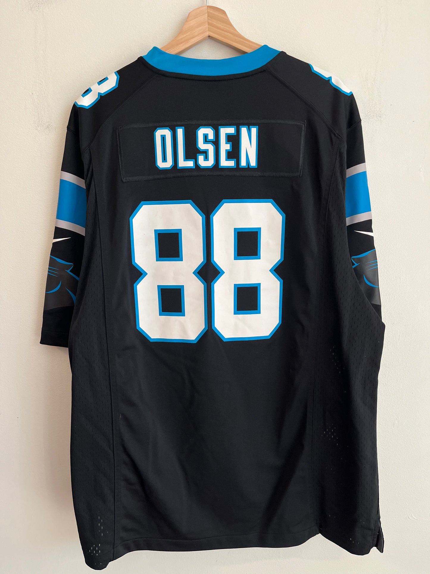 2012 Carolina Panthers Greg Olsen Nike Home Jersey (XL)