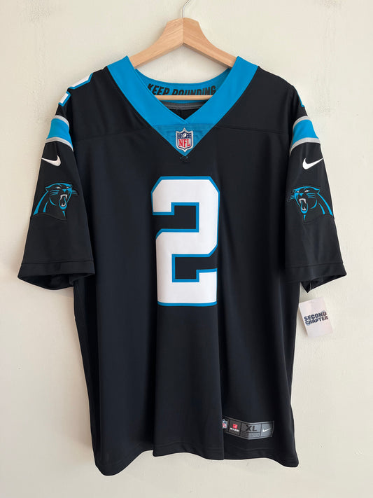 2022 Carolina Panthers DJ Moore Stitched Nike Home Jersey (XL)