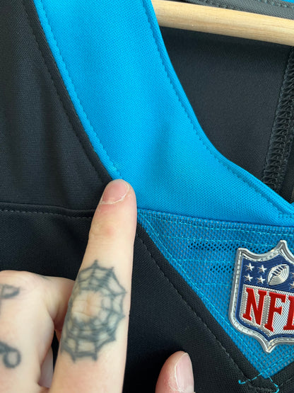 2022 Carolina Panthers DJ Moore Stitched Nike Home Jersey (XL)