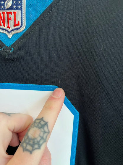 2022 Carolina Panthers DJ Moore Stitched Nike Home Jersey (XL)