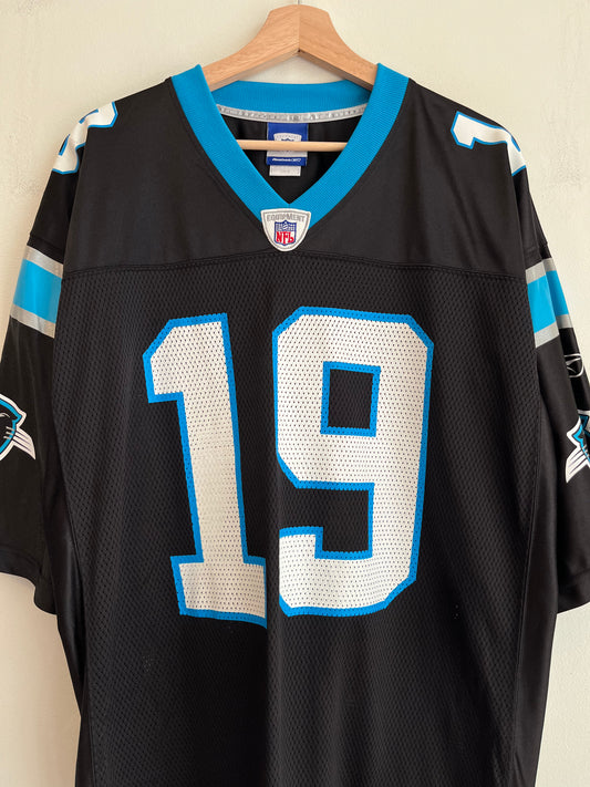 00s Carolina Panthers Keyshawn Johnson Home Reebok Jersey (L)