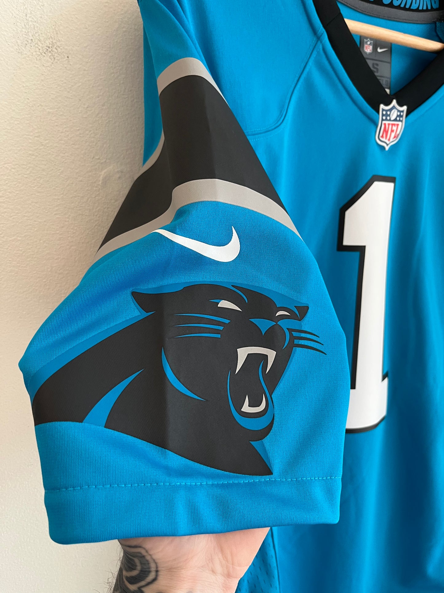 2016 Carolina Panthers Cam Newton Blue Nike Jersey (S)