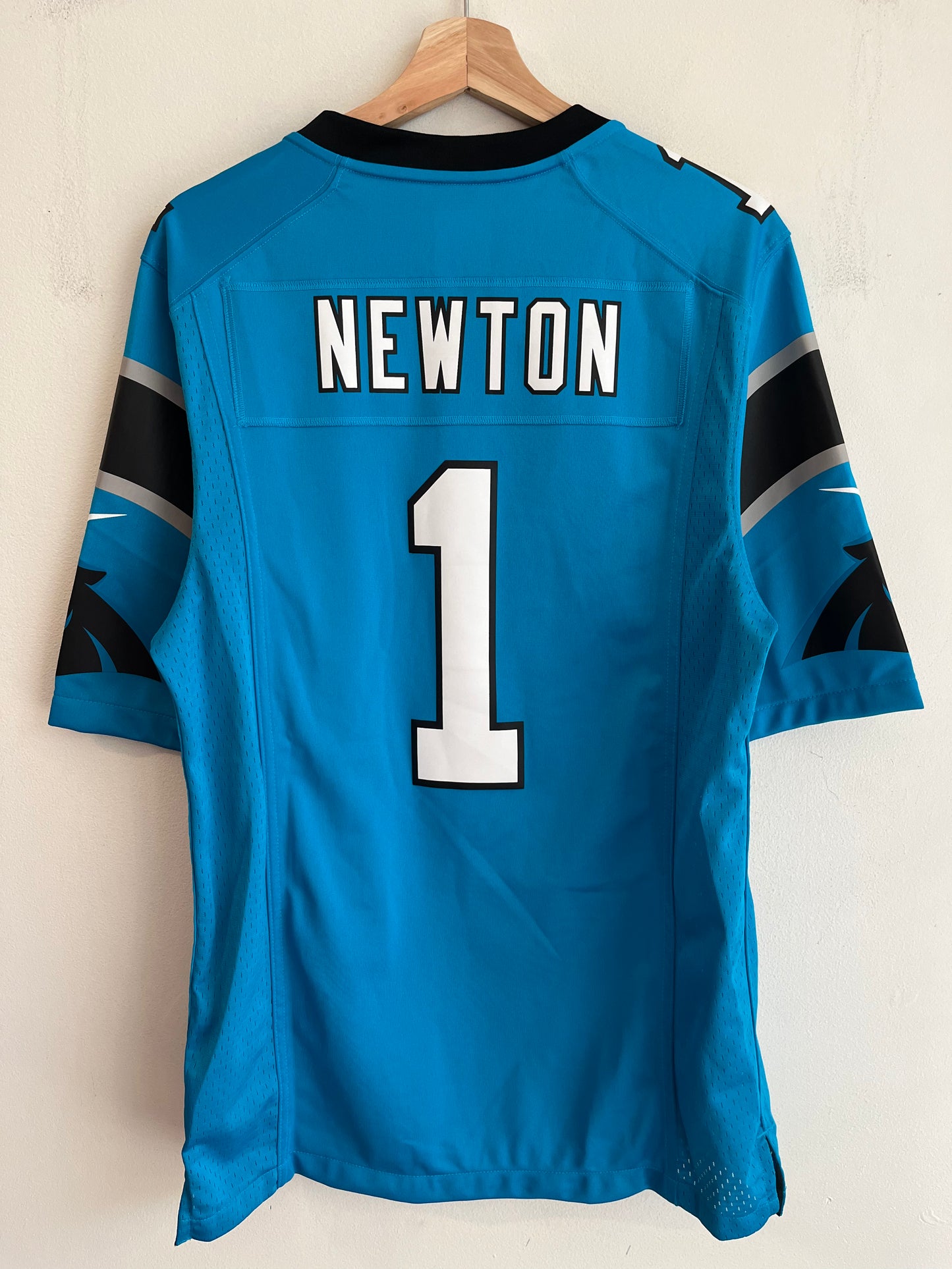 2016 Carolina Panthers Cam Newton Blue Nike Jersey (S)