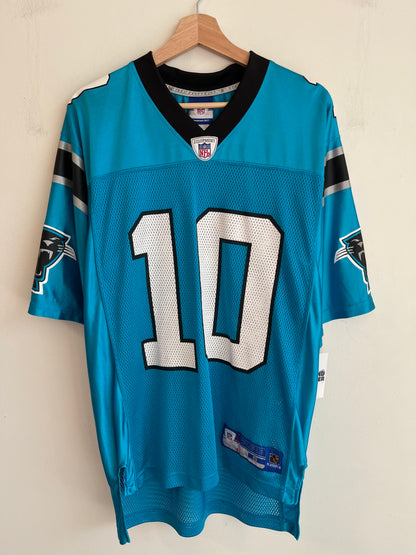 00s Carolina Panthers Armanti Edwards Blue Jersey (S)