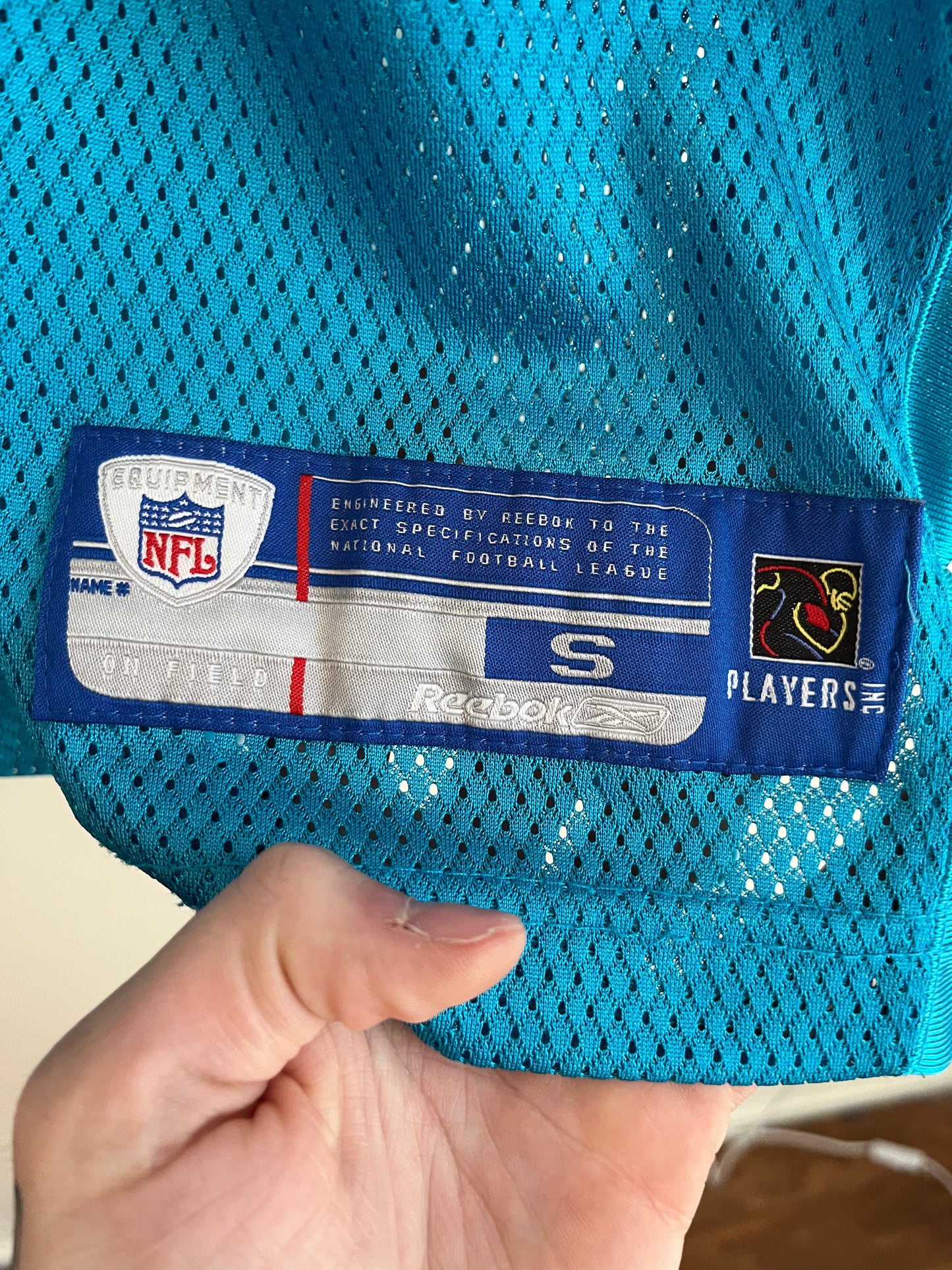 00s Carolina Panthers Armanti Edwards Blue Jersey (S)