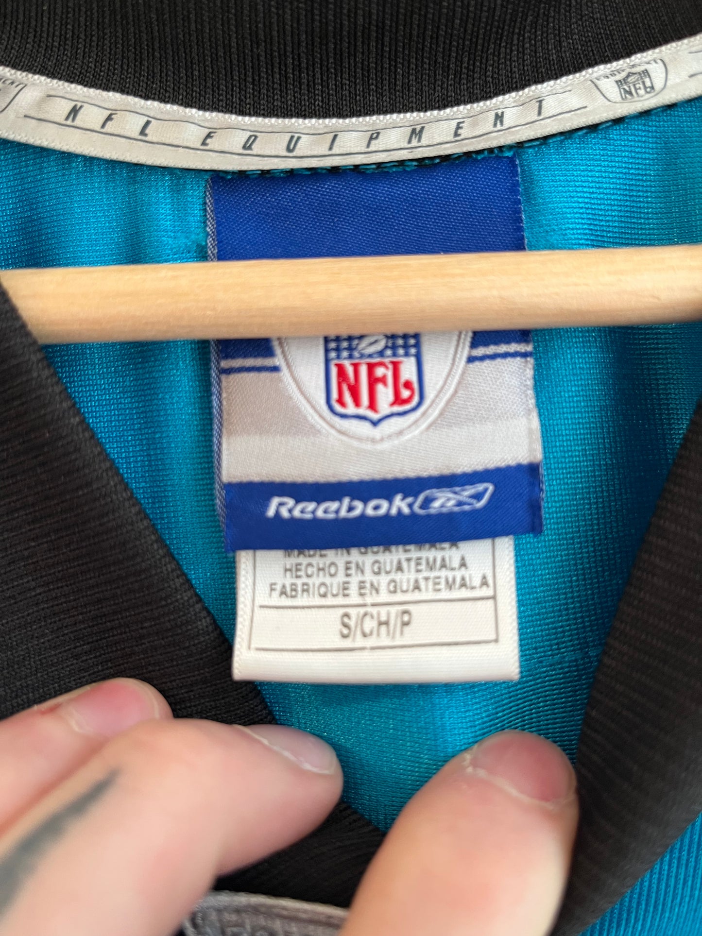 00s Carolina Panthers Armanti Edwards Blue Jersey (S)
