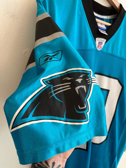 00s Carolina Panthers Armanti Edwards Blue Jersey (S)