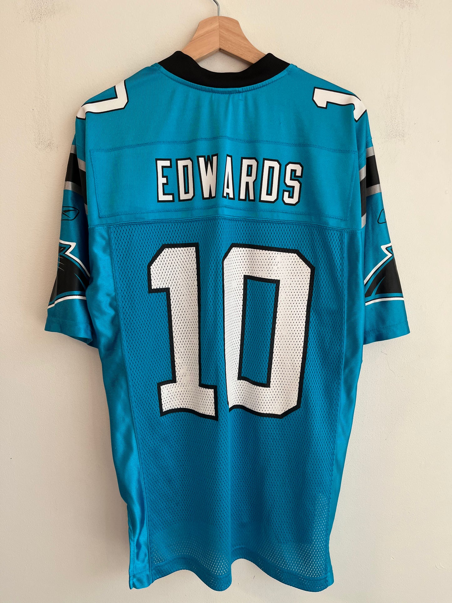 00s Carolina Panthers Armanti Edwards Blue Jersey (S)