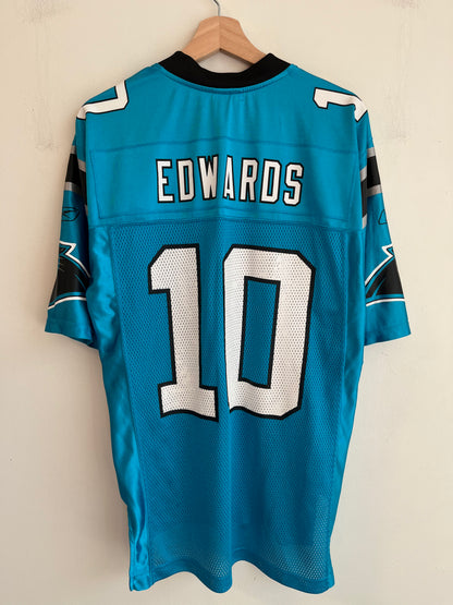 00s Carolina Panthers Armanti Edwards Blue Jersey (S)
