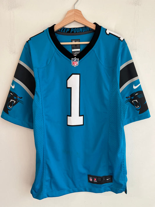 2016 Carolina Panthers Cam Newton Blue Jersey (S)