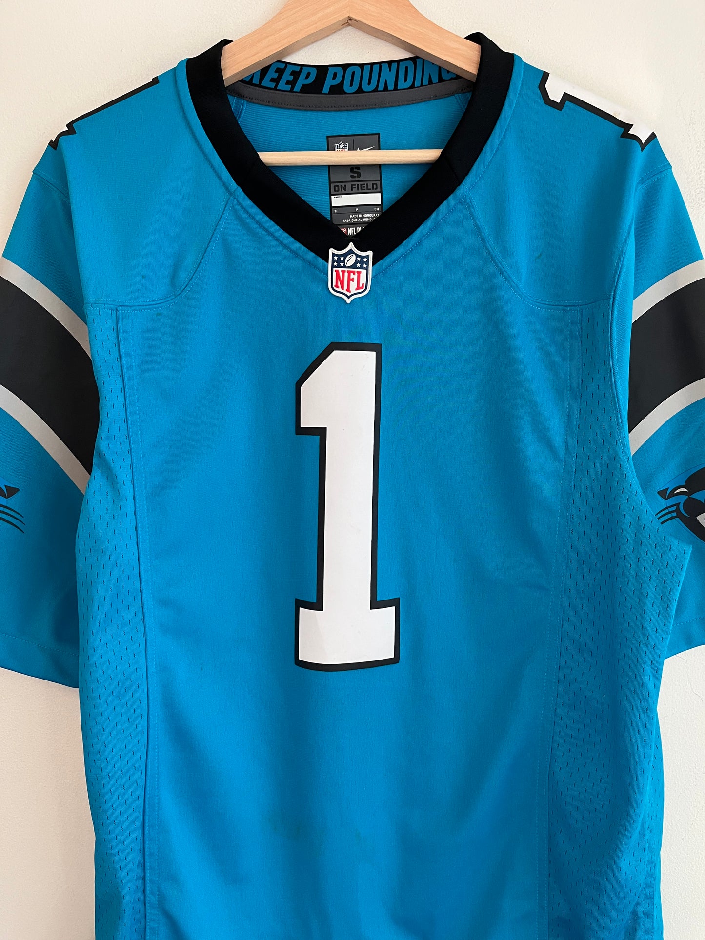 2016 Carolina Panthers Cam Newton Blue Jersey (S)