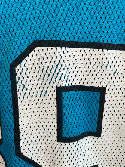 00s Carolina Panthers Steve Smith Blue Reebok Jersey (XXL)