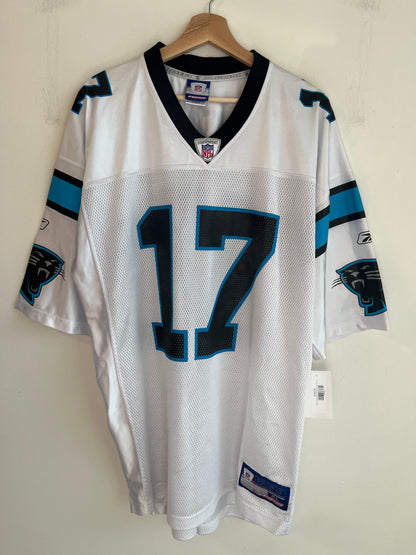 00s Carolina Panthers Jake Delhomme Reebok Away Jersey (XL)