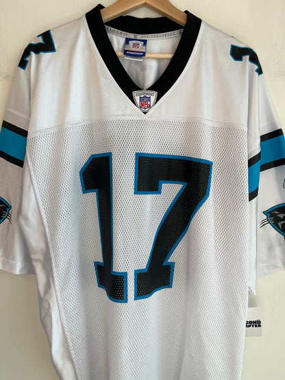 00s Carolina Panthers Jake Delhomme Reebok Away Jersey (XL)