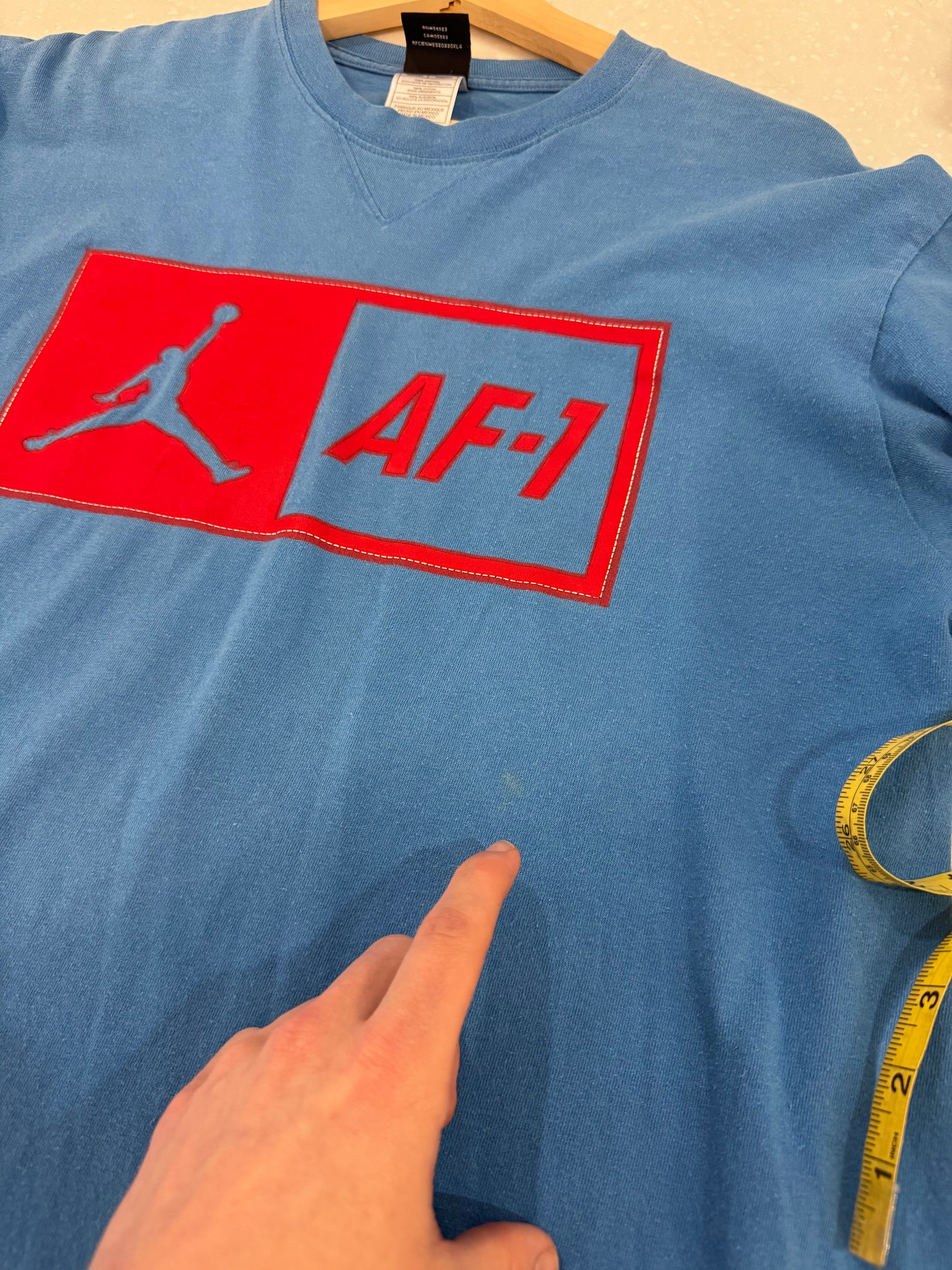 00s AF-1 Jordan Spell Out Tee (M)