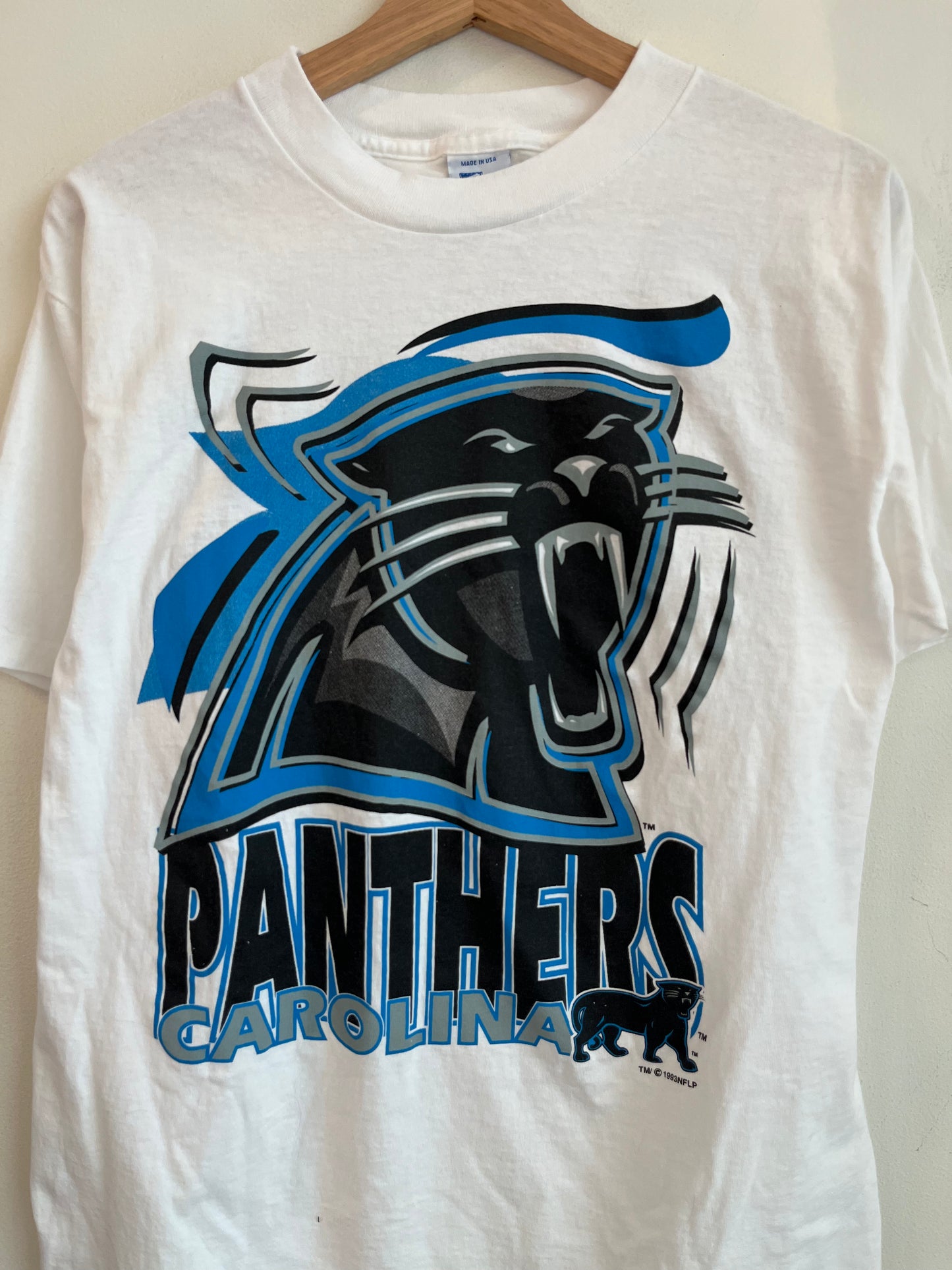 1993 Carolina Panthers White Salem Tee (M)
