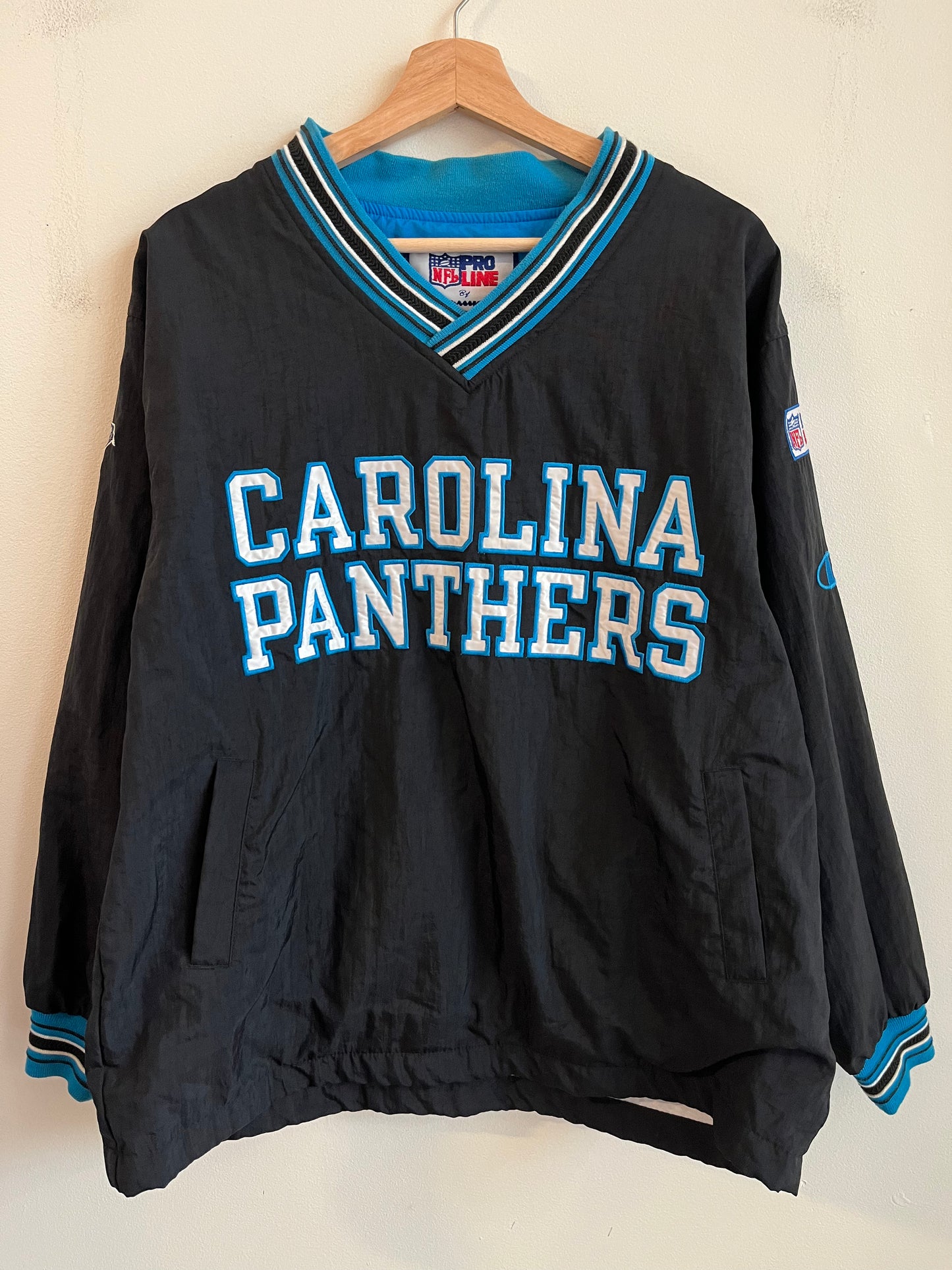 90s Carolina Panthers Champion Pro Line Windbreaker (Youth XL)