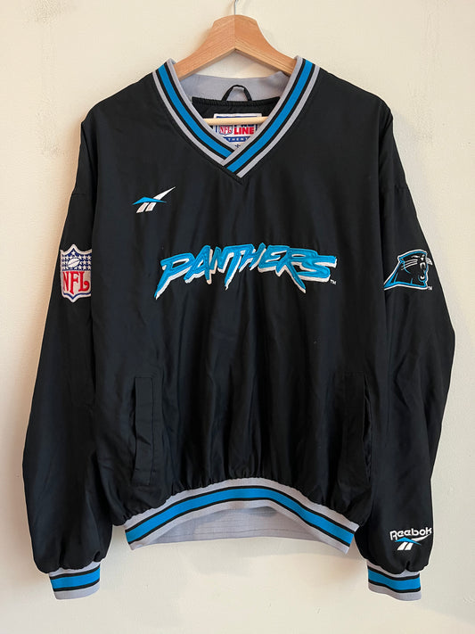 90s Carolina Panthers Pro Line Reebok Cat Scratch Windbreaker (M)