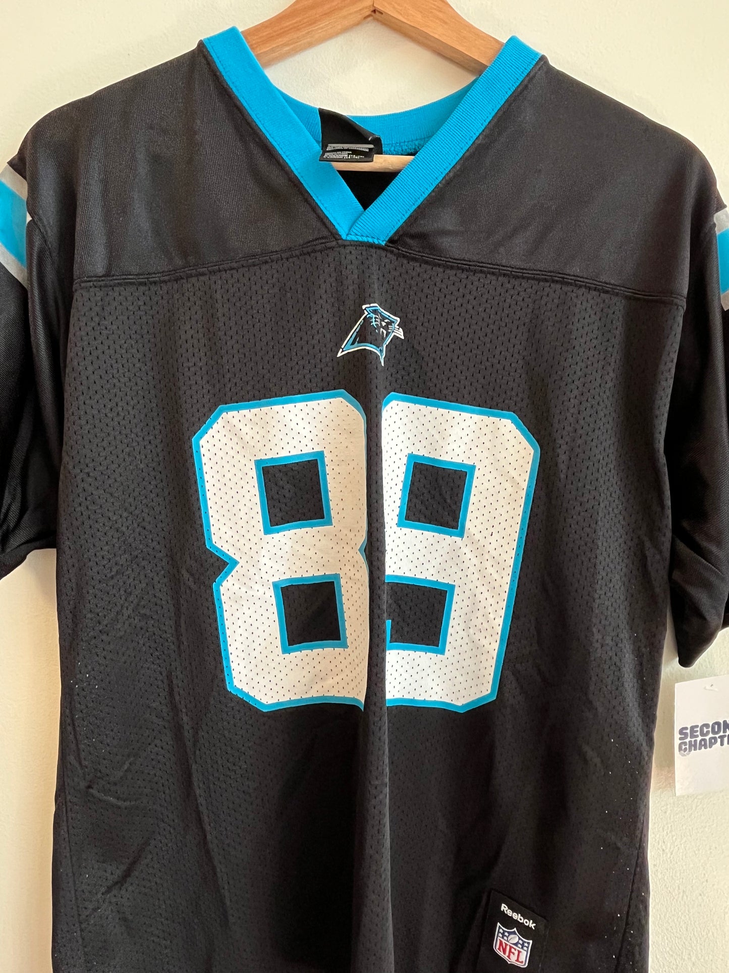00s Carolina Panthers Steve Smith NFL Players Jersey (Youth L)