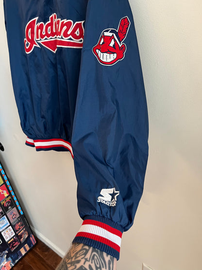 90s Cleveland Indians Vintage Starter MLB Windbreaker (XL)