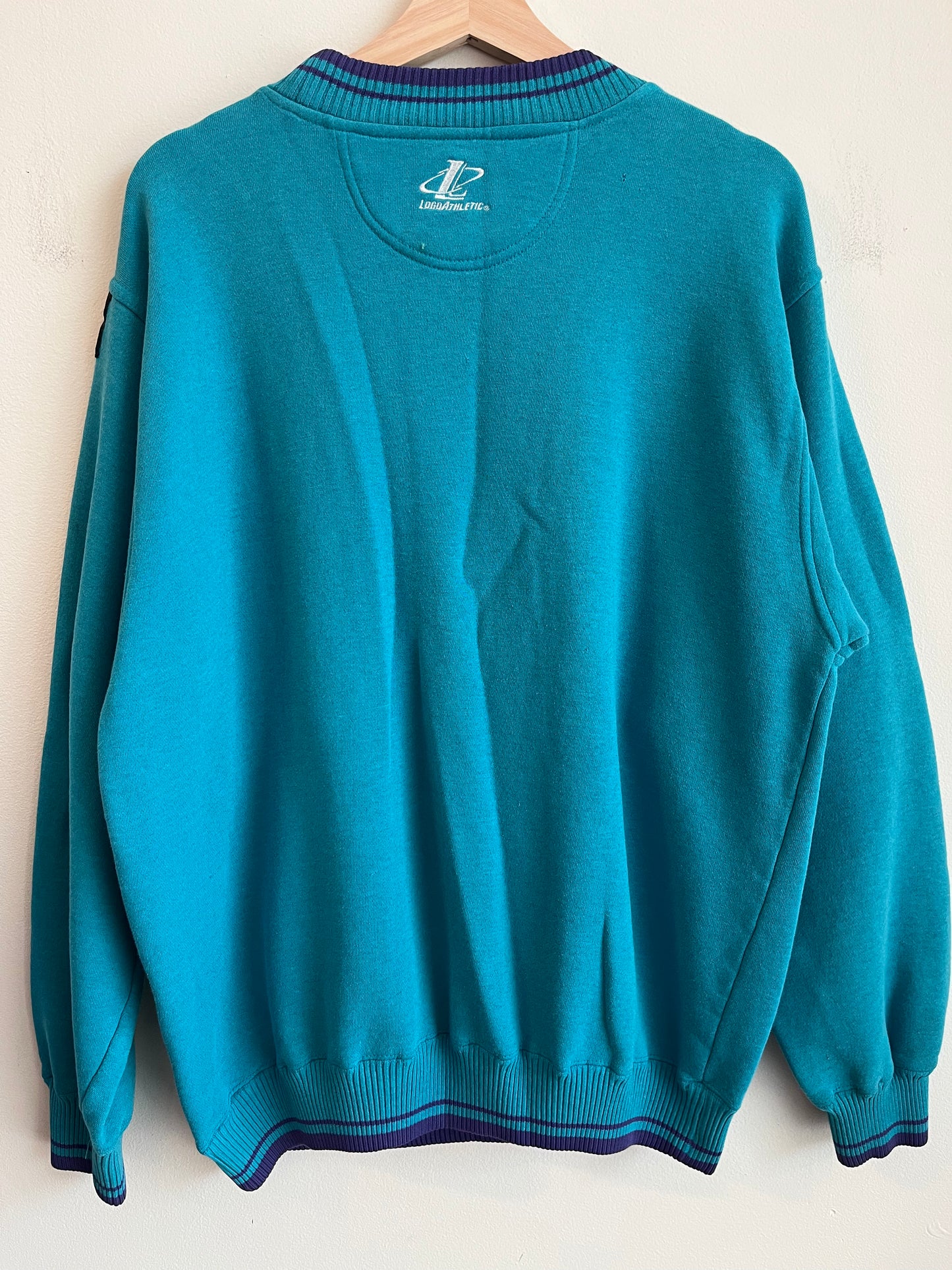1990s Charlotte Hornets Logo Athletic Crewneck (L)