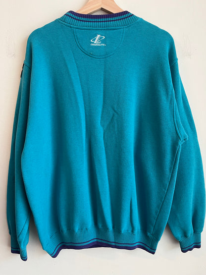 1990s Charlotte Hornets Logo Athletic Crewneck (L)